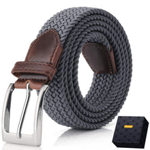 Carica l'immagine nel visualizzatore di Gallery, Fairwin Cintura Elastica Intrecciata per Uomo e Donna, Confortevole Cintura... - Ilgrandebazar