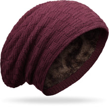 Carica l'immagine nel visualizzatore di Gallery, Grin&amp;Bear Caldo Berretto Beanie Sportivo ed Elegante Borgogna M10 - Ilgrandebazar