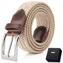 Carica l'immagine nel visualizzatore di Gallery, Fairwin Cintura Elastica Intrecciata per Uomo e Donna, Confortevole Cintura... - Ilgrandebazar