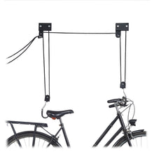 Carica l'immagine nel visualizzatore di Gallery, Relaxdays - Barra da soffitto per Bicicletta, 45 kg, con Taglia unica, Nero