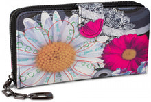 Carica l'immagine nel visualizzatore di Gallery, styleBREAKER portafogli con fiori e etnici e design colorato, design...