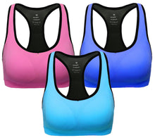 Carica l'immagine nel visualizzatore di Gallery, ANGOOL Donna Reggiseno Sportivo Senza Cuciture Banda Elastica Reggente Yoga... - Ilgrandebazar