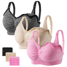 Carica l'immagine nel visualizzatore di Gallery, HBselect 3 PCS Reggiseno Allattamento con Estensione Bra Donna... - Ilgrandebazar