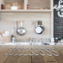 Carica l'immagine nel visualizzatore di Gallery, Ganci Piatti a S - Per Utensili da Cucina, 10x Medium, Stainless Steel
