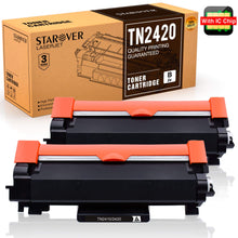 Carica l'immagine nel visualizzatore di Gallery, [Con Chip] STAROVER TN-2420 TN2420 Cartuccia Toner 2 Pacco (2 Nero)