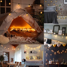 Carica l'immagine nel visualizzatore di Gallery, Catena Luminosa Esterno,VIFLYKOO 36 FT Catena Luci Stringa con 30 lampadine 5 lampadine di Ricambio G40 Bianco Caldo Impermeabile Decorazione da Esterno e Interno per Festa,Giardino, Natale,Matrimonio