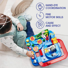 Carica l'immagine nel visualizzatore di Gallery, CubicFun Pista Macchinine Giocattolo Giochi per Bambini 3 4 5 6 7 8 Anni, City Rescue Auto Giocattoli di Avventura Playsets, Piste da Corsa Giocattoli per Bambino Bambina