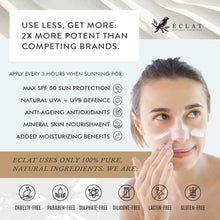 Carica l'immagine nel visualizzatore di Gallery, Crema Solare Minerali SPF 50 Eclat - Mineral Sunscreen Standart - Ilgrandebazar