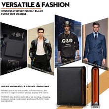 Carica l'immagine nel visualizzatore di Gallery, Portafoglio Uomo Slim Trifold Vera Pelle Blocco RFID, con Tasca... - Ilgrandebazar