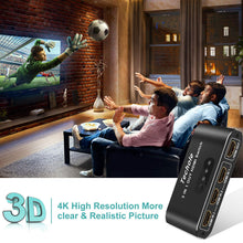 Carica l'immagine nel visualizzatore di Gallery, HDMI Switch, Techole Alluminio Splitter 3 In 1 Uscita con Telecomando,... - Ilgrandebazar