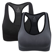 Carica l'immagine nel visualizzatore di Gallery, ANGOOL Donna Reggiseno Sportivo Senza Cuciture Banda Elastica Reggente Yoga... - Ilgrandebazar