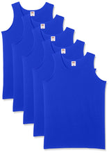 Carica l'immagine nel visualizzatore di Gallery, Fruit of the Loom 5-Pack Athletic Mens Canotta, Blu (Royal Blue), Large... - Ilgrandebazar