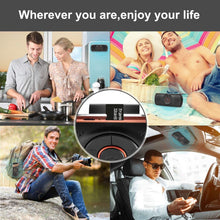 Carica l'immagine nel visualizzatore di Gallery, Aigoss Vivavoce Bluetooth 4.2 per Auto con Siri e Google Assistant, Kit... - Ilgrandebazar
