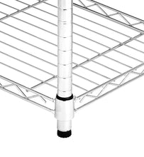Carica l'immagine nel visualizzatore di Gallery, AmazonBasics - Scaffalatura a 5 ripiani, su rotelle, Cromo - Ilgrandebazar