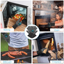 Carica l'immagine nel visualizzatore di Gallery, MLMLANT Guanti de Barbecue, da Forno con Resistenza al Calore Fino a L - Ilgrandebazar