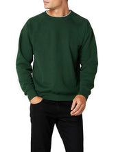 Carica l'immagine nel visualizzatore di Gallery, Fruit of the Loom Raglan Sweatshirt, Felpa Uomo, Nero (Black), Medium - Ilgrandebazar