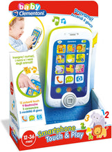 Carica l'immagine nel visualizzatore di Gallery, Clementoni- Smartphone Touch &amp; Play Giocattolo, Multicolore, 14969