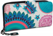 Carica l'immagine nel visualizzatore di Gallery, styleBREAKER portafogli con fiori e etnici e design colorato, design...