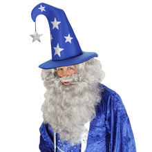 Carica l'immagine nel visualizzatore di Gallery, Cappello da mago blu con stelle - Ilgrandebazar