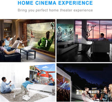 Carica l'immagine nel visualizzatore di Gallery, VILINICE HOPVISION Mini Proiettore 1080P Full HD,Video Proiettore Portatile 6500 Lumen con Display da 240”,Proiettore LCD per 90000 ore,Compatibile con HDMI/AV/USB/SD/VGA