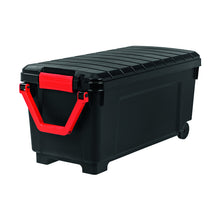 Carica l'immagine nel visualizzatore di Gallery, Iris Ohyama, storage box fai da te - conservarla All 170 L, Nero / Rosso