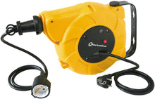 Carica l'immagine nel visualizzatore di Gallery, Electraline 100237 Avvolgicavo Molla, 15M (13+2), con 15 M, Nero/Giallo - Ilgrandebazar