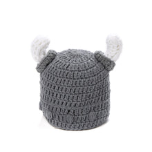 Carica l'immagine nel visualizzatore di Gallery, Ypser cappello di beanie del corno Bull Handmade lavorato a... - Ilgrandebazar