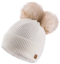 Carica l'immagine nel visualizzatore di Gallery, 4sold Miki Donne Winter Cappello Invernale Beanie Lavorato a Maglia in Lana... - Ilgrandebazar