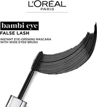 Carica l'immagine nel visualizzatore di Gallery, L'Oréal Paris MakeUp Mascara Ciglia Finte Bambi Eye, Effetto Ciglia Finte, Volumizzante e Incurvante, Scovolino che Apre lo Sguardo, Extra Black, 8.9 ml Confezione da 1
