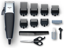 Carica l'immagine nel visualizzatore di Gallery, Philips HC5100/15 Pro Clipper Regolacapelli con Motore Lineare e Lame Tip2Tip, Lame 100% Inox, 7 Pettini (0.5-25 mm), Cavo da 2.80 m