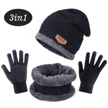 Carica l'immagine nel visualizzatore di Gallery, TAGVO Winter Beanie Hat Sciarpa Set Super Soft Fleece Fodera Interna Grande... - Ilgrandebazar