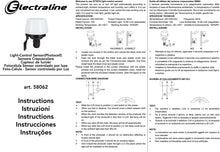 Carica l'immagine nel visualizzatore di Gallery, Electraline 58062 Interruttore Crepuscolare per Uso Esterno Ip44 - Ilgrandebazar