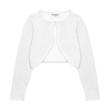 Carica l'immagine nel visualizzatore di Gallery, Bolerose Ragazze Manica Lunga Scintillante Bolero Bambini Caridgan (Blu... - Ilgrandebazar