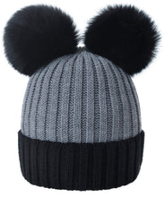 Carica l'immagine nel visualizzatore di Gallery, 4sold Miki Donne Winter Cappello Invernale Beanie Lavorato a Maglia in Lana... - Ilgrandebazar