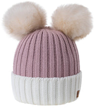 Carica l'immagine nel visualizzatore di Gallery, 4sold Miki Donne Winter Cappello Invernale Beanie Lavorato a Maglia in Lana... - Ilgrandebazar