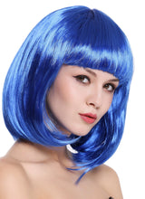 Carica l'immagine nel visualizzatore di Gallery, WIG ME UP ® - 0073-3-PC3 Parrucca Donna Carnevale Bob Lungo Altezza... - Ilgrandebazar