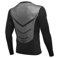 Carica l'immagine nel visualizzatore di Gallery, Amzsport, maglietta da uomo a compressione, a maniche lunghe, funzione... - Ilgrandebazar