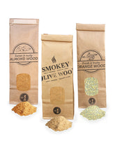 Carica l'immagine nel visualizzatore di Gallery, Smokey Olive Wood 3x 300ml, polvere per affumicatura a freddo - 1x olivo, 1x... - Ilgrandebazar