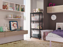 Carica l'immagine nel visualizzatore di Gallery, Keter 9503000 SCAFFALE 4 Ripiani PIENI Plus KIS, Nero, 60x30x135 cm, Nero - Ilgrandebazar