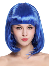 Carica l'immagine nel visualizzatore di Gallery, WIG ME UP ® - 0073-3-PC3 Parrucca Donna Carnevale Bob Lungo Altezza... - Ilgrandebazar