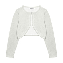 Carica l'immagine nel visualizzatore di Gallery, Bolerose Ragazze Manica Lunga Scintillante Bolero Bambini Caridgan (Blu... - Ilgrandebazar