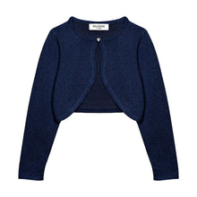 Carica l'immagine nel visualizzatore di Gallery, Bolerose Ragazze Manica Lunga Scintillante Bolero Bambini Caridgan (Blu... - Ilgrandebazar