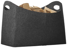 Carica l'immagine nel visualizzatore di Gallery, Rubberneck XL Borsa portalegna per Camino in Feltro, 54x39x30 cm Antracite - Ilgrandebazar