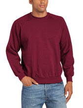 Carica l'immagine nel visualizzatore di Gallery, Fruit of the Loom Raglan Sweatshirt, Felpa Uomo, Nero (Black), Medium - Ilgrandebazar