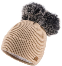 Carica l'immagine nel visualizzatore di Gallery, 4sold Miki Donne Winter Cappello Invernale Beanie Lavorato a Maglia in Lana... - Ilgrandebazar