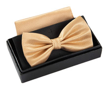 Carica l'immagine nel visualizzatore di Gallery, Massi Morino Papillon con fazzoletto in confezione regalo, papillon - set in... - Ilgrandebazar