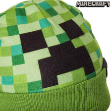Carica l'immagine nel visualizzatore di Gallery, Minecraft Set Invernale Bambino Cappello Guanti Caldo e Comodo, Beanie e... - Ilgrandebazar