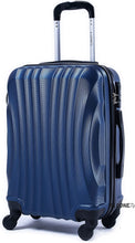 Carica l'immagine nel visualizzatore di Gallery, R.Leone Valigia Trolley Bagaglio a mano Rigido Ultraleggero in ABS 4 Ruote Autonome (Blu, 2037 Valigia 55x40x20cm)
