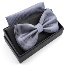 Carica l'immagine nel visualizzatore di Gallery, Massi Morino Papillon con fazzoletto in confezione regalo, papillon - set in... - Ilgrandebazar