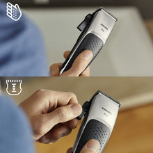 Carica l'immagine nel visualizzatore di Gallery, Philips HC5100/15 Pro Clipper Regolacapelli con Motore Lineare e Lame Tip2Tip, Lame 100% Inox, 7 Pettini (0.5-25 mm), Cavo da 2.80 m